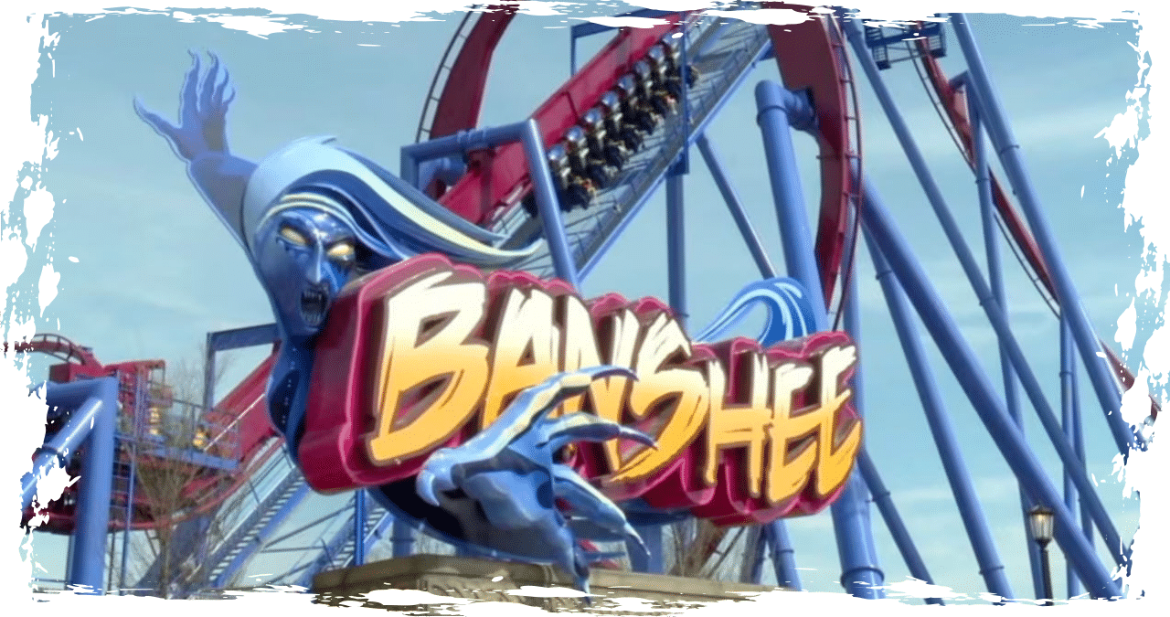 A roller coaster hits a man and causes critical injuries